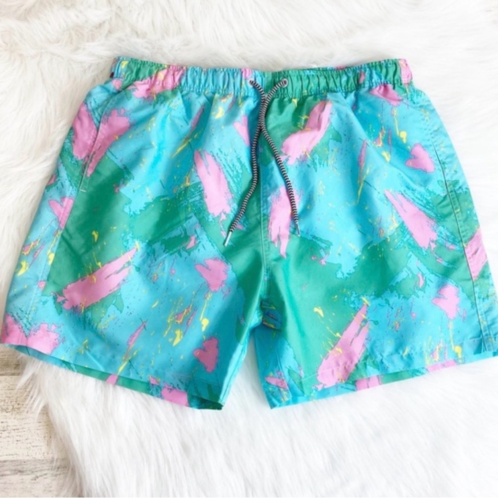 Colorful Men's Swim Trunks